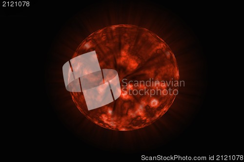 Image of Explosion on the planet