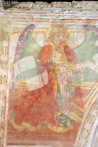Image of Fresco paintings in the old church
