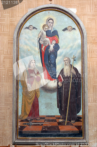 Image of Virgin Mary, Saint Fosca and Saint Anthony the Great