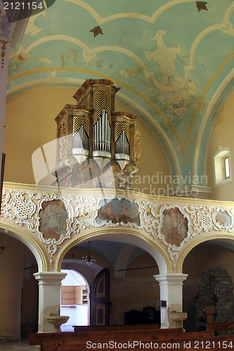 Image of Church choir with organ