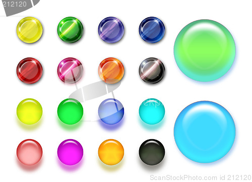 Image of Color buttons