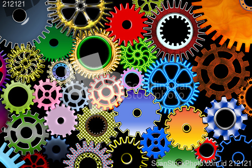 Image of Color gears