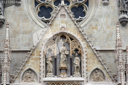 Image of Entrance portal of the Zagreb cathedral