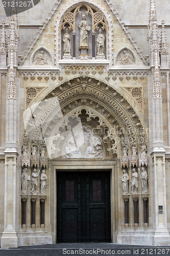 Image of Entrance portal of the Zagreb cathedral