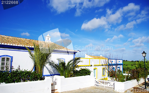 Image of Portuguese houses at Algarve region