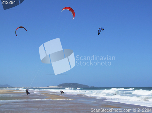 Image of Kite surfing