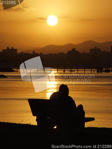 Image of Sunset in Santa Florianopolis