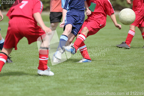 Image of Boys playing soccer