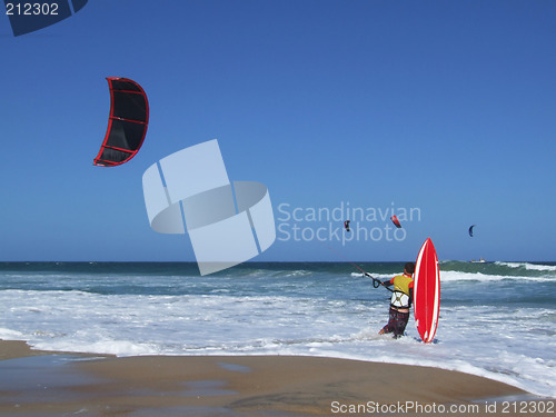 Image of Kite surfing