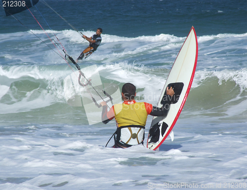 Image of Kite surfing