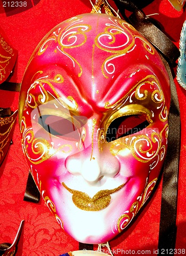 Image of carnival mask from  venice,italy