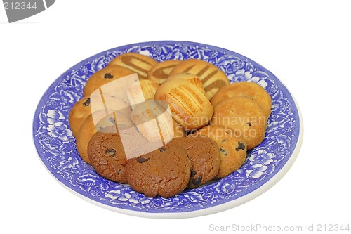 Image of Plate with biscuits