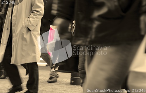 Image of Urban shopping abstract