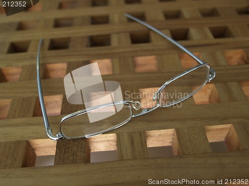 Image of Glasses on a teak table