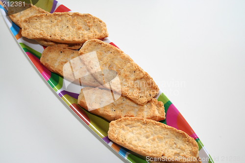 Image of Rusks on plate