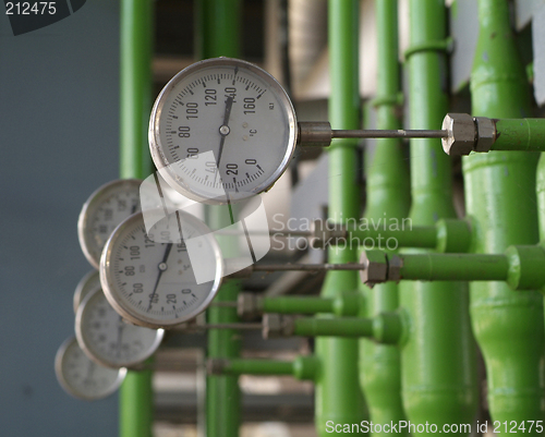 Image of Industrial temperature meters