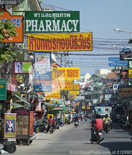 Image of Street scene from Pattaya