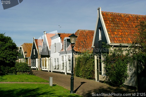 Image of street- typical dutch houses