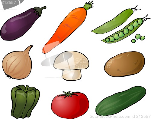 Image of Vegetables illustration