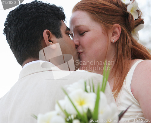 Image of Wedding kiss