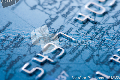 Image of credit card detailed