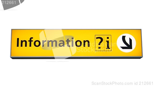 Image of information sign