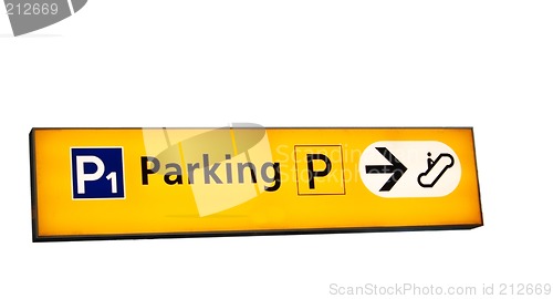 Image of parking sign