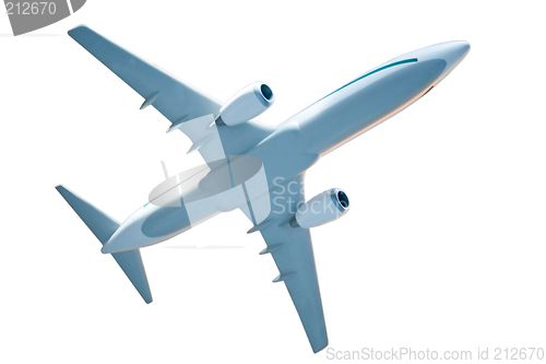 Image of generic plane model on white