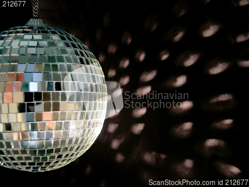 Image of disco ball reflections