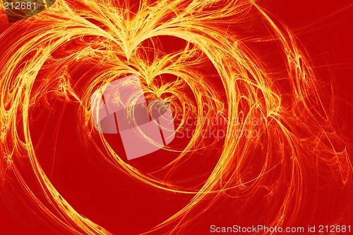 Image of burning hearts