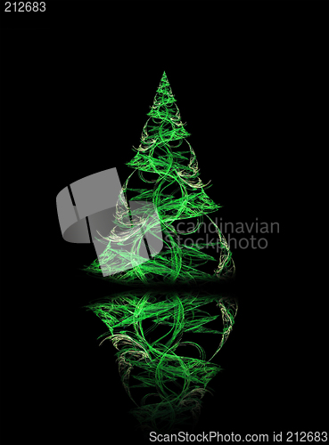 Image of plain cristmas tree pattern