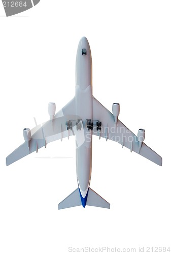 Image of isolated aircraft model