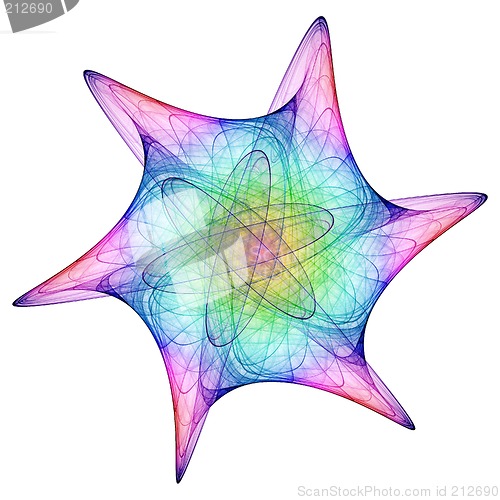 Image of cosmic snowflake