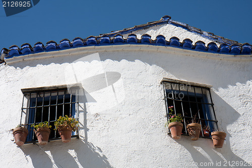 Image of Typical white facade of Andalusia.
