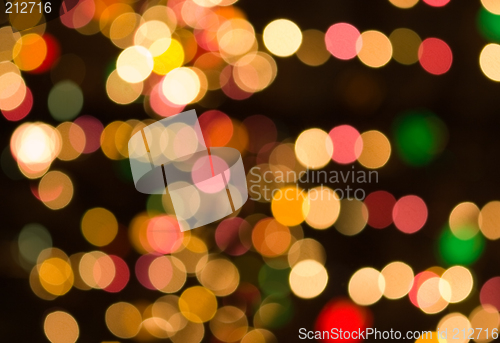 Image of christmas bokeh