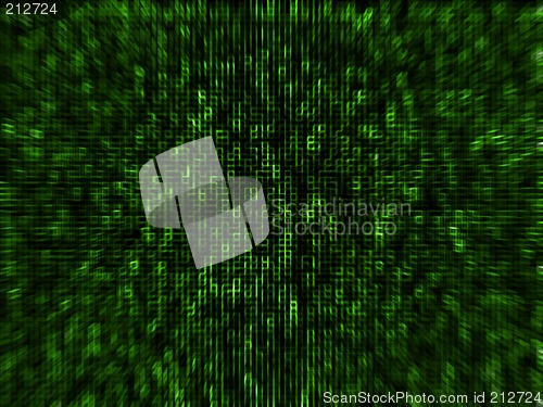 Image of matrix style background