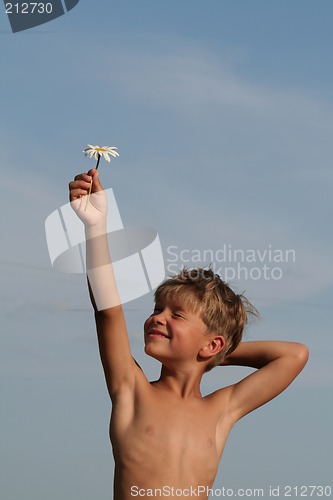 Image of Child with flower