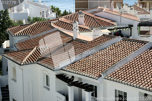 Image of tiles on roofs