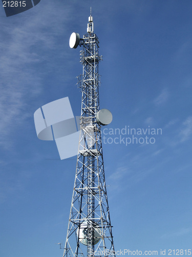 Image of GSM wireless communication aerials