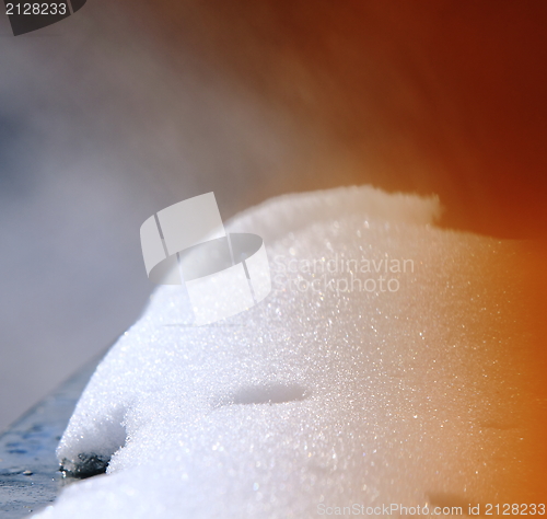 Image of snowy landscape, winter in Russia