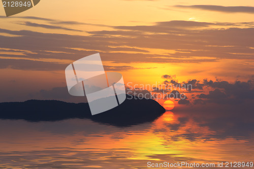 Image of Beautiful sunrise in Rawai Phuket