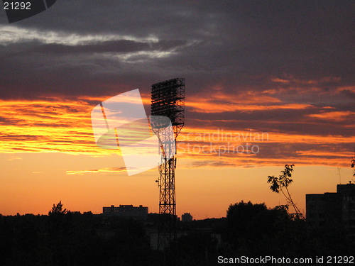 Image of City sunset