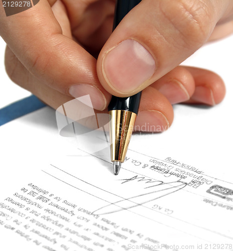 Image of Signing the contract