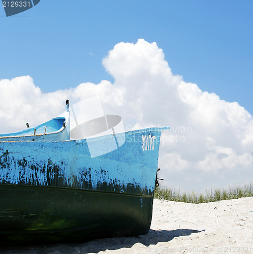 Image of Boats on the sand