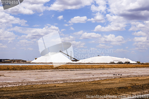 Image of salt in Port Headland Australia