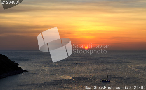 Image of Beautiful sunset in Rawai Phuket