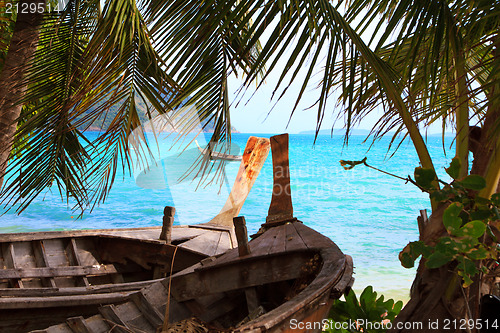 Image of Boat in Phuket Thailand