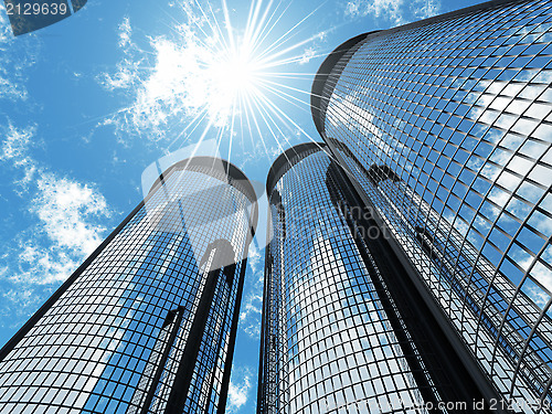 Image of High modern skyscrapers