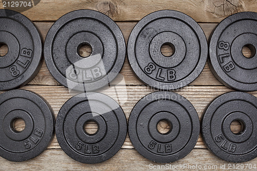 Image of fitness weights