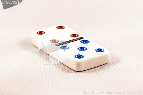 Image of domino isolated